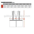 Gilet réfléchissant de haute visibilité orange de la classe 2 de sécurité haut Gilet réfléchissant de veste de maille de 360 ​​degrés avec des poches et impression faite sur commande de logo